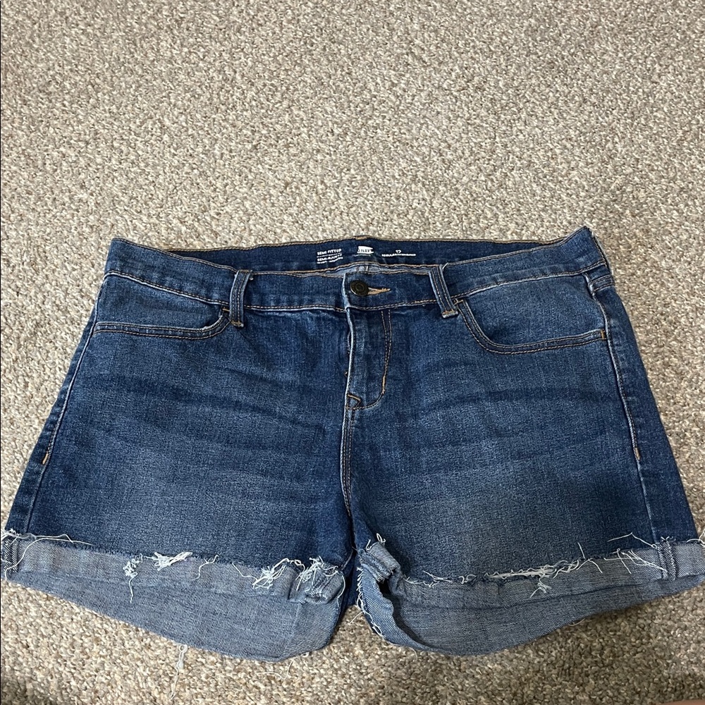 Old Navy Dark Blue Jean Shorts